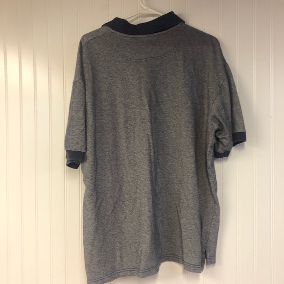 SA Sports Gray Navy Michigan Wolverines Polo Shirt NCAA XL Vintage - Picture 4 of 4